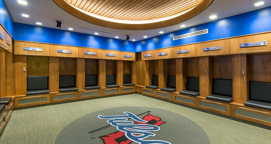 University of Tulsa Women's Locker Room